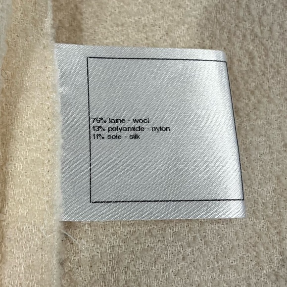 CHANEL 12C Runway Black Ecru Color Block Wool Jacket - Picture 7 of 7